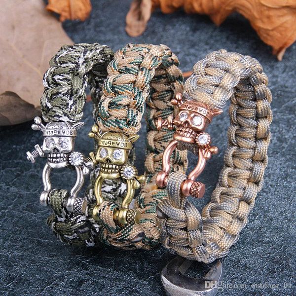 3 retro personality skull copper accessories men's domineering popular bracelet jewelry nylon umbrella core rope bracelet
3 retro personality skull copper accessories men's domineering popular bracelet jewelry nylon umbrella core rope bracelet