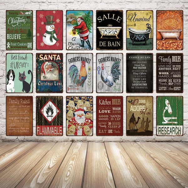 bath crock family rule merry christmas metal sign tin poster home decor bar wall art painting 20*30 cm size dy40
bath crock family rule merry christmas metal sign tin poster home decor bar wall art painting 20*30 cm size dy40