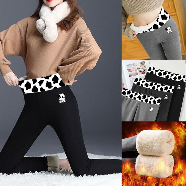 women's leggings women winter plus cashmere woman casual warm big size faux velvet knitted thick slim super elastic f5, Black
women's leggings women winter plus cashmere woman casual warm big size faux velvet knitted thick slim super elastic f5, Black