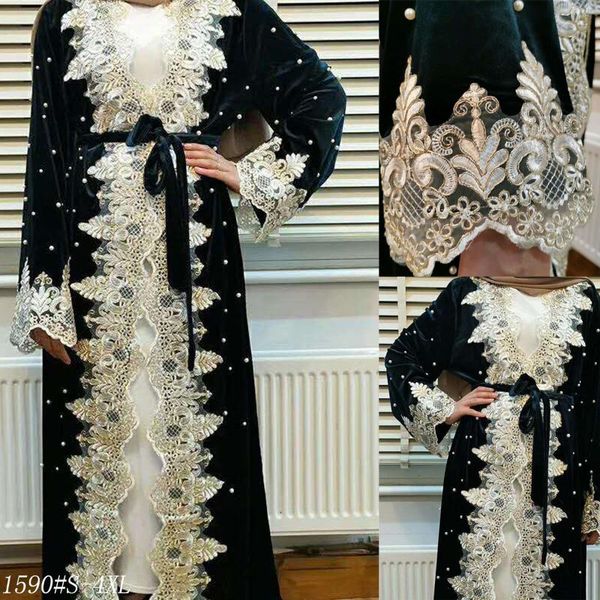 ethnic clothing long clothes woman muslim beautiful appliqued and beads open dresses tracksuit survetement femme musulmane cm108, Red
ethnic clothing long clothes woman muslim beautiful appliqued and beads open dresses tracksuit survetement femme musulmane cm108, Red