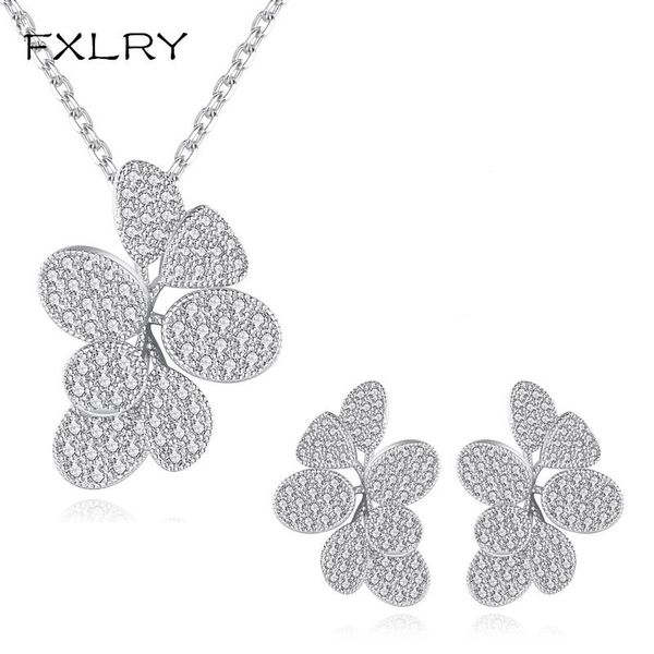 earrings & necklace fxlry elegant white cubic zirconia pave geometric designer leaf earring and fashion ladies jewelry sets, Silver
earrings & necklace fxlry elegant white cubic zirconia pave geometric designer leaf earring and fashion ladies jewelry sets, Silver