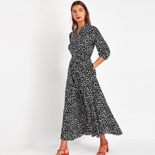 casual dresses print maxi dress women boho three quarter sleeve long turn down collar shirt robe, Black;gray
casual dresses print maxi dress women boho three quarter sleeve long turn down collar shirt robe, Black;gray
