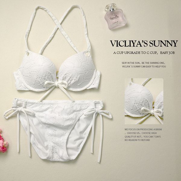 20 bikini three point lace swimsuit, White;black
20 bikini three point lace swimsuit, White;black