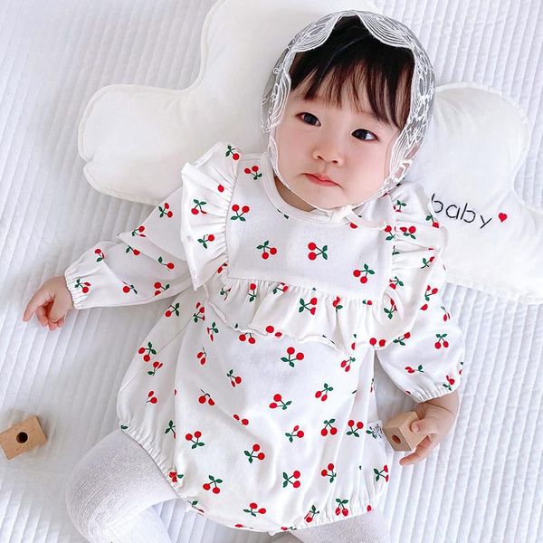 born baby rompers clothing full moon female girl clothes long-sleeved outfis cotton spring autumn thin princess sets, White
born baby rompers clothing full moon female girl clothes long-sleeved outfis cotton spring autumn thin princess sets, White