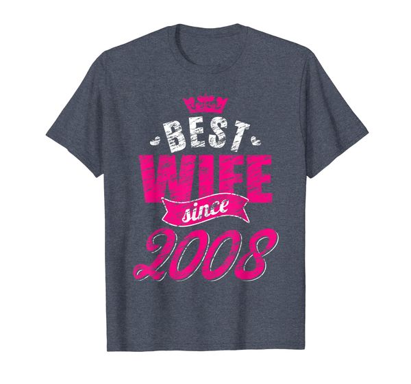 11th wedding anniversary gifts 11 years wife since 2008, White;black 
11th wedding anniversary gifts 11 years wife since 2008, White;black