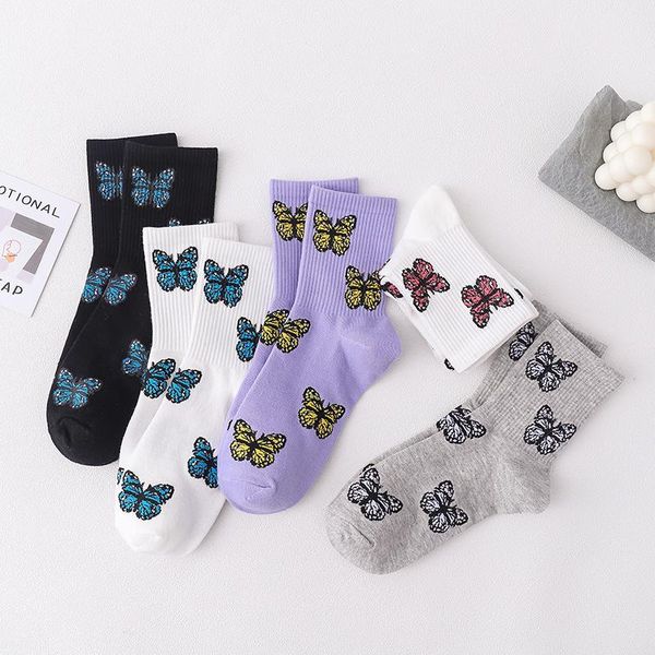 socks & hosiery 1 pair women butterfly streetwear harajuku kawaii cartoon stripe fashion funny cotton print crew, Black;white
socks & hosiery 1 pair women butterfly streetwear harajuku kawaii cartoon stripe fashion funny cotton print crew, Black;white