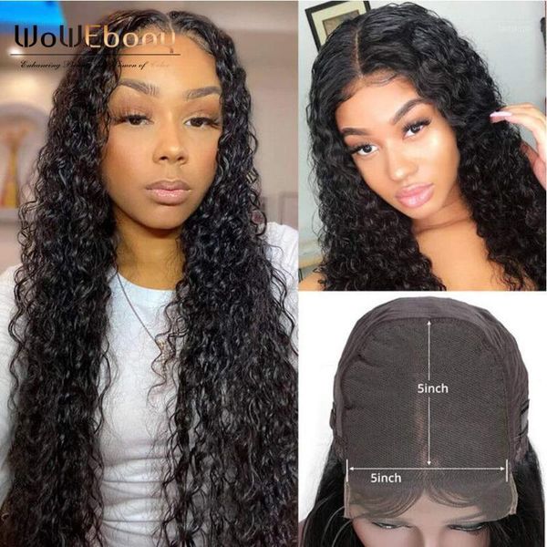 deep wave lace closure wig pervian remy 5x5 hd front human hair wigs 180% transparent part for women1, Black;brown
deep wave lace closure wig pervian remy 5x5 hd front human hair wigs 180% transparent part for women1, Black;brown
