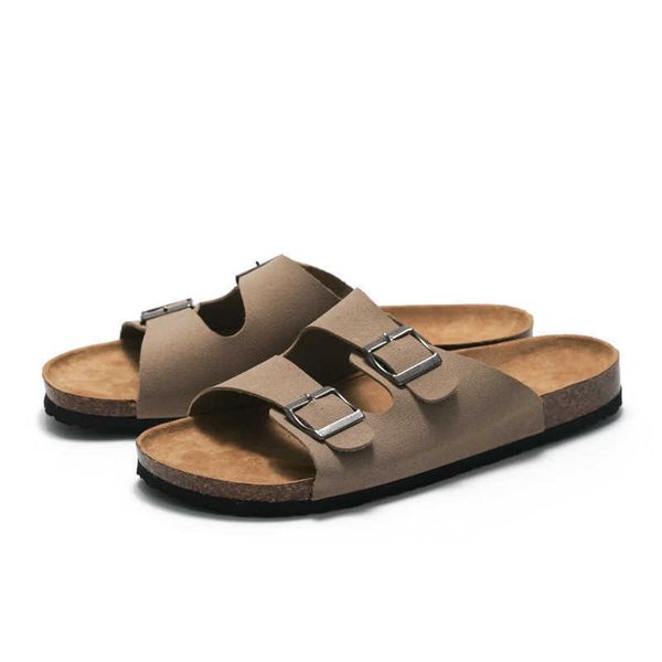 elling genuine leather flip flops shoes for men soft cork beach slippers male summer sandals women double buckle outdoor slipper designer cl, Black
elling genuine leather flip flops shoes for men soft cork beach slippers male summer sandals women double buckle outdoor slipper designer cl, Black