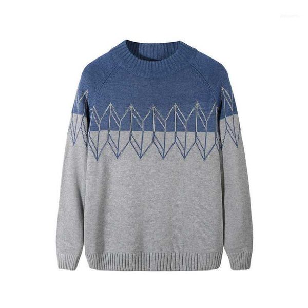 men's sweaters 2021 style base sweater warm round neck autumn and winter casual stitching shirt1, White;black
men's sweaters 2021 style base sweater warm round neck autumn and winter casual stitching shirt1, White;black