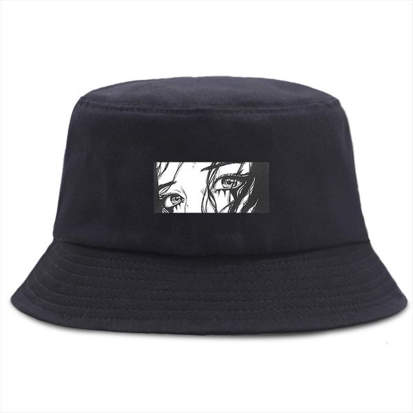 tearful girl anime printing womens bucket hats foldable fashion women panama caps casual sunscreen sun men fishman hat, Blue;gray
tearful girl anime printing womens bucket hats foldable fashion women panama caps casual sunscreen sun men fishman hat, Blue;gray
