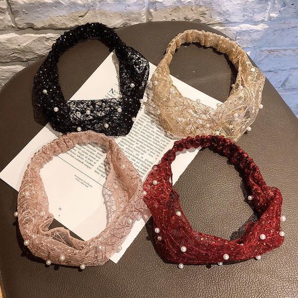 women luxury elegant pearls lace elastic headband hair holder sweet hairbands turban bandanas ornament accessories1
women luxury elegant pearls lace elastic headband hair holder sweet hairbands turban bandanas ornament accessories1