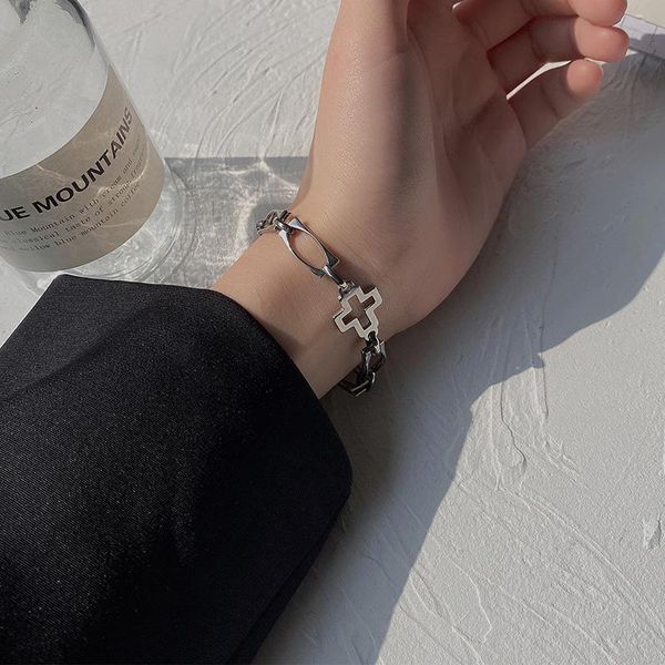bangle european and american hip-hop cross hollow bracelet personality men women chain couple fashion stainless steel jewelry gifts, Black
bangle european and american hip-hop cross hollow bracelet personality men women chain couple fashion stainless steel jewelry gifts, Black