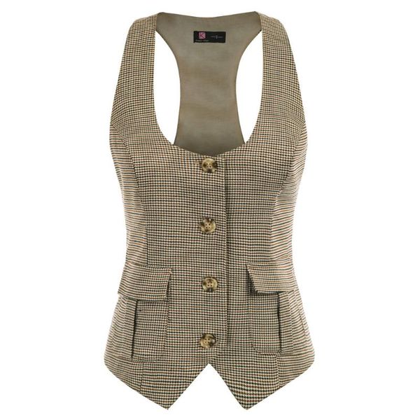 women's vests kate kasin women jacquard vest coat waistcoat vintage slim short race-back u-neck handkerchief hem plaid coats lady fema, Black;white
women's vests kate kasin women jacquard vest coat waistcoat vintage slim short race-back u-neck handkerchief hem plaid coats lady fema, Black;white