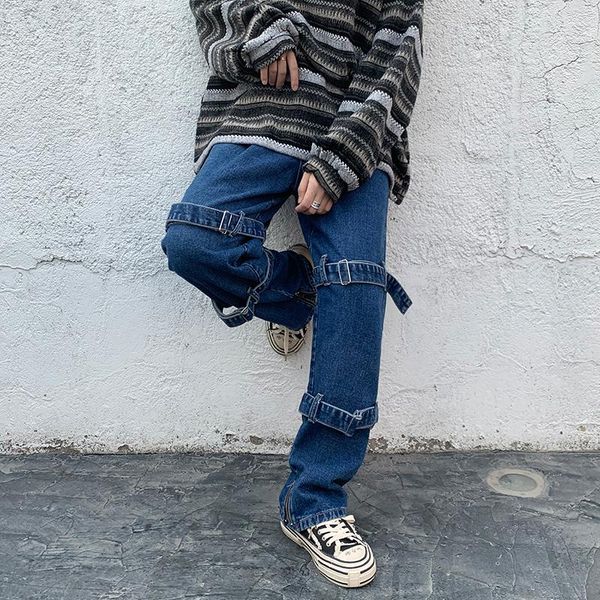 men's jeans spring chic straight jean pants men loose casual homme wide leg denim trousers black/blue
men's jeans spring chic straight jean pants men loose casual homme wide leg denim trousers black/blue
