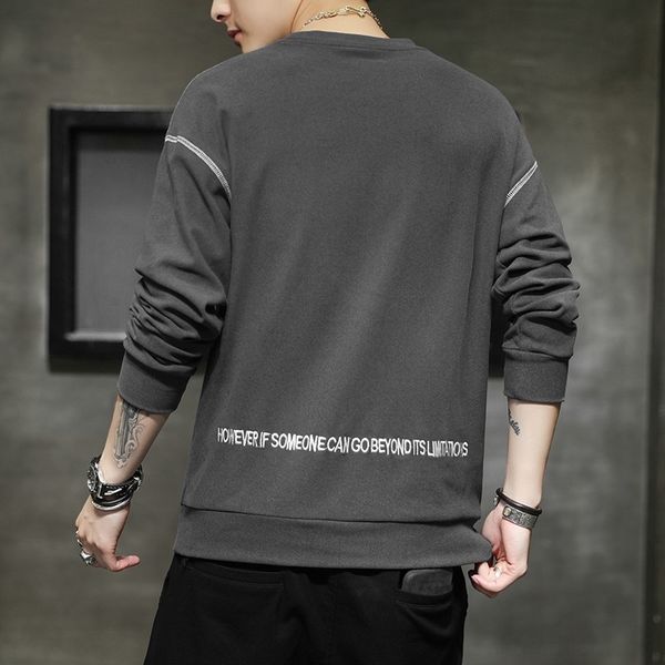 lnov 2021 spring and autumn long sleeve sweater sweater t-shirt men's t-shirts)trend loose autumn clothes men's clothes are hands, White;black
lnov 2021 spring and autumn long sleeve sweater sweater t-shirt men's t-shirts)trend loose autumn clothes men's clothes are hands, White;black