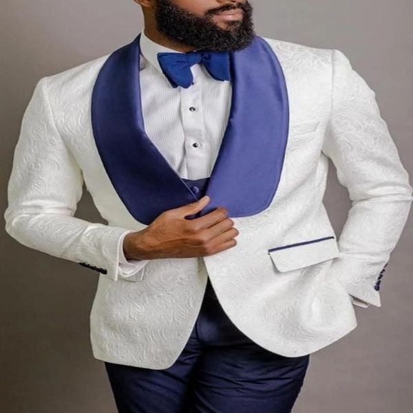 men's suits & blazers custom made groomsmen shawl blue lapel groom tuxedos one button men wedding/prom/dinner man blazer, White;black
men's suits & blazers custom made groomsmen shawl blue lapel groom tuxedos one button men wedding/prom/dinner man blazer, White;black