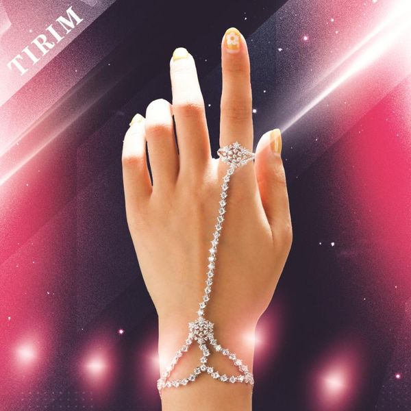 link, chain trendy crystal ring bracelet for women wrist jewelry fashion with finger bangles female arm link ornaments, Black
link, chain trendy crystal ring bracelet for women wrist jewelry fashion with finger bangles female arm link ornaments, Black