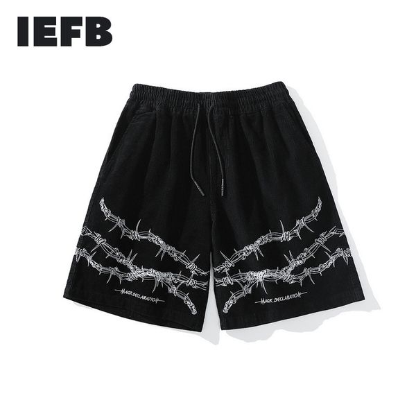 iefb men's wear high street hip-hop embroidery black personality gothic shorts knee length pants for men high qulity 9y1308 210524, White;black
iefb men's wear high street hip-hop embroidery black personality gothic shorts knee length pants for men high qulity 9y1308 210524, White;black
