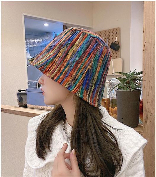 rainbow colors women bucket hats winter spring lady street style harajuku print outdoor sunscreen travel vacation cap, Blue;gray
rainbow colors women bucket hats winter spring lady street style harajuku print outdoor sunscreen travel vacation cap, Blue;gray