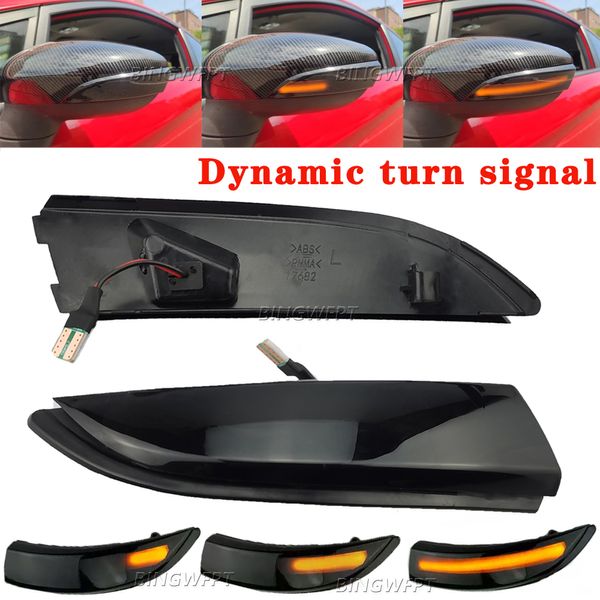 

2pcs dynamic blinker led turn signal lights side mirror indicator lights for ford b-max 2012-2017 for ford fiesta mk7 2008-2017