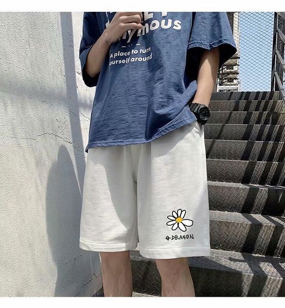 men's shorts korea streetwear solid color chrysanthemum harajuku comfortable fashion sports pants hip-hop loose casual, White;black
men's shorts korea streetwear solid color chrysanthemum harajuku comfortable fashion sports pants hip-hop loose casual, White;black