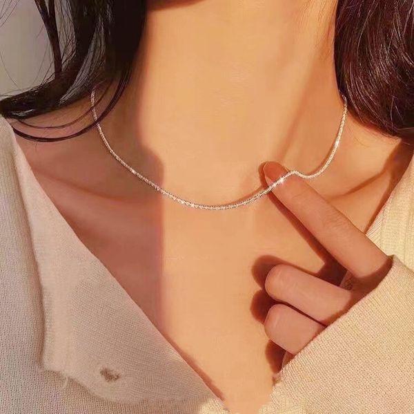 internet celebrity s925 chain necklaces women necklace designers thin rope chains sterling silver material fashion jewelry
internet celebrity s925 chain necklaces women necklace designers thin rope chains sterling silver material fashion jewelry