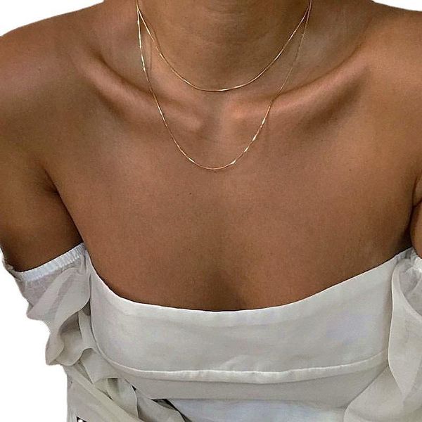 chains 2021 chocker collar for girl kpop women neck chain gold necklaces thin on the minimalist pendant jewelry, Silver
chains 2021 chocker collar for girl kpop women neck chain gold necklaces thin on the minimalist pendant jewelry, Silver