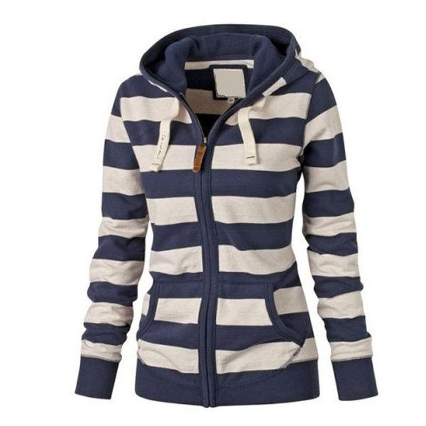 women's jackets women stripe hooded with zipper ladies print spliced coat casual 2021 autumn long sleeve slim jacket manteau femme, Black;brown
women's jackets women stripe hooded with zipper ladies print spliced coat casual 2021 autumn long sleeve slim jacket manteau femme, Black;brown