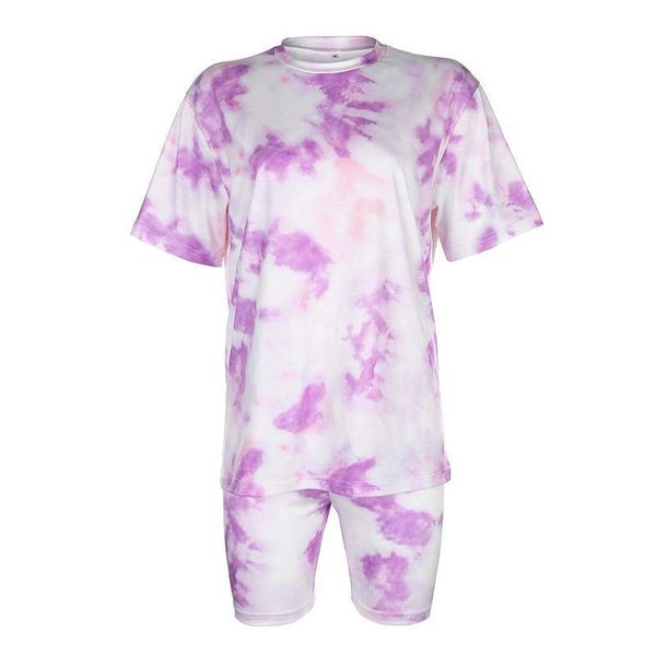 tie dye colorful print womens tracksuits 2 piece set casual summer gradient colored t shirt tight letter leg shorts pants, Gray
tie dye colorful print womens tracksuits 2 piece set casual summer gradient colored t shirt tight letter leg shorts pants, Gray