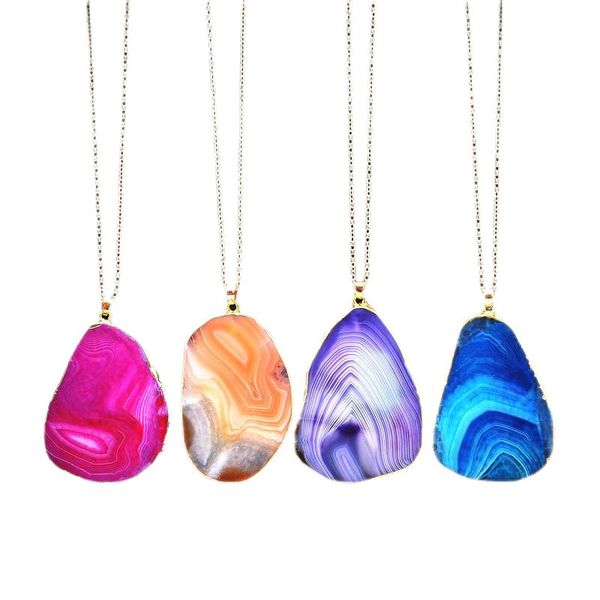 irregular slice geode crystal pendant necklaces cut amethyst natural stone pendants necklace fashion jewelry, Silver
irregular slice geode crystal pendant necklaces cut amethyst natural stone pendants necklace fashion jewelry, Silver