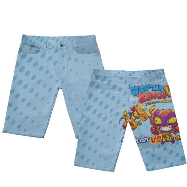 boys girls 3d cartoon anime superzings short jeans pants super zings casual streetwear harajuku, Blue
boys girls 3d cartoon anime superzings short jeans pants super zings casual streetwear harajuku, Blue