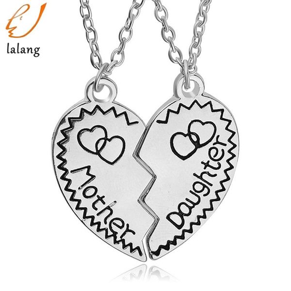 pendant necklaces fashion charm necklace heart shape letters mother daughter pair link chain jewelry accessories, Silver
pendant necklaces fashion charm necklace heart shape letters mother daughter pair link chain jewelry accessories, Silver