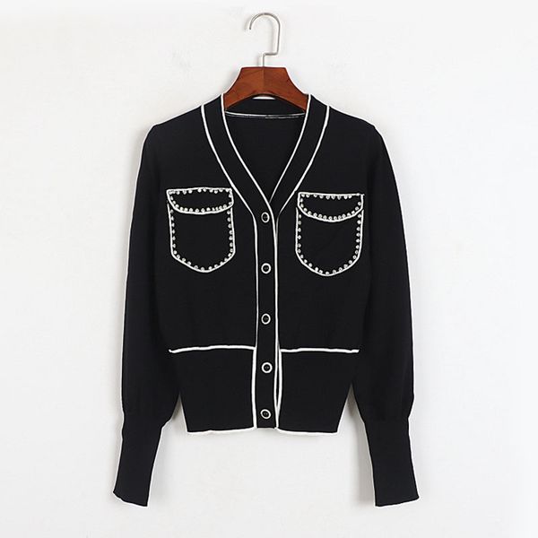 116 2022 runway autumn brand same style sweater long sleeve kint v neck cardigan kint purple green white black fashion clothes womens dl
116 2022 runway autumn brand same style sweater long sleeve kint v neck cardigan kint purple green white black fashion clothes womens dl