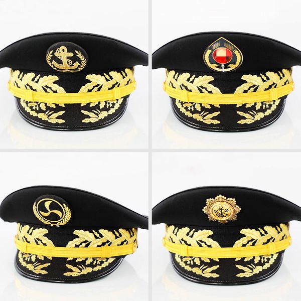 wide brim hats captain seaman big cap school stage performance hat security guard millitary ship sailor uniform caps, Blue;gray
wide brim hats captain seaman big cap school stage performance hat security guard millitary ship sailor uniform caps, Blue;gray