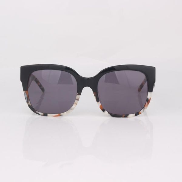 sunglasses acetate half marble effect women cat eye, White;black
sunglasses acetate half marble effect women cat eye, White;black