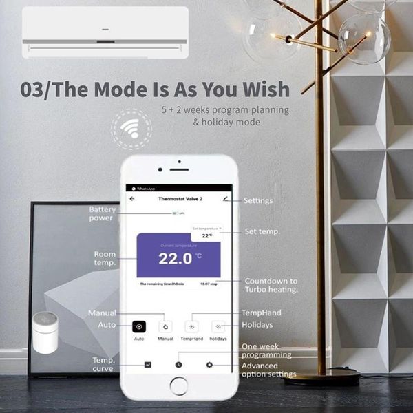 smart home control constant radiator tuya zigbee 3.0 temperature controller thermostatic phone app heating device
smart home control constant radiator tuya zigbee 3.0 temperature controller thermostatic phone app heating device