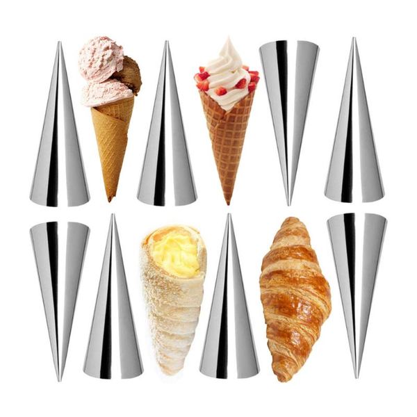baking & pastry tools stainless steel cream trumpet conical beveler croissant tool spiral tubes horn bread making cake effective
baking & pastry tools stainless steel cream trumpet conical beveler croissant tool spiral tubes horn bread making cake effective