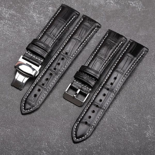 watch bands black crocodile leather watchband bamboo pattern 18 20 22mm butterfly buckle strap handmade men's bracelet, Black;brown
watch bands black crocodile leather watchband bamboo pattern 18 20 22mm butterfly buckle strap handmade men's bracelet, Black;brown