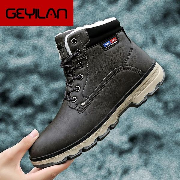 boots lace-up warm snow winter leather ankle men waterproof leisure autumn mens shoes, Black
boots lace-up warm snow winter leather ankle men waterproof leisure autumn mens shoes, Black