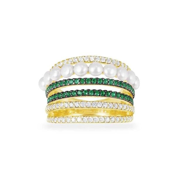 cluster rings soelle real 925 sterling silver white & green zircon multi hoop circles finger ring with pearls women yellow gold color jewelr, Golden;silver
cluster rings soelle real 925 sterling silver white & green zircon multi hoop circles finger ring with pearls women yellow gold color jewelr, Golden;silver