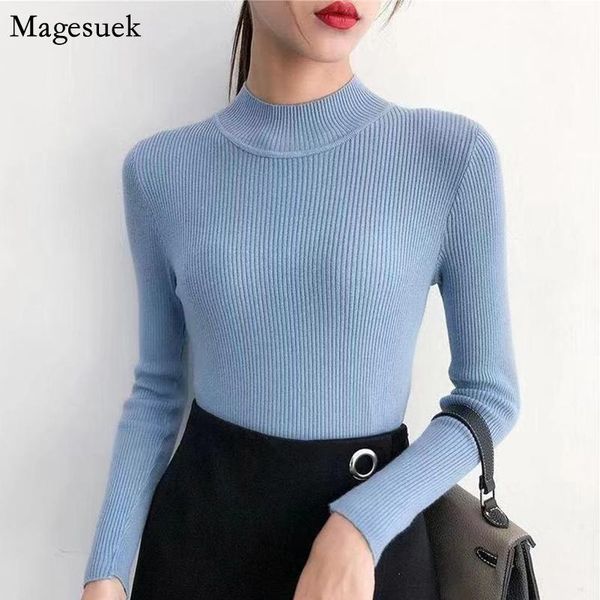 women's sweaters autumn winter long sleeve woman high elastic pullover knitted women sweater casual solid sueter mujer 10943, White;black
women's sweaters autumn winter long sleeve woman high elastic pullover knitted women sweater casual solid sueter mujer 10943, White;black