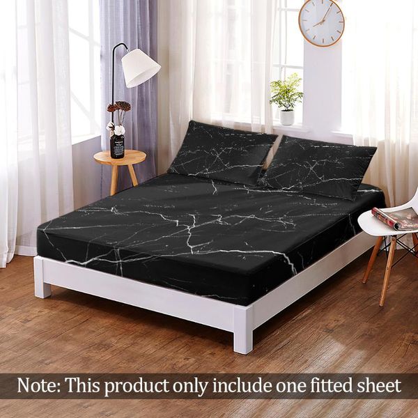 sheets & sets est luxury marble style fitted sheet 3d printed mattress cover with all-around elastic rubber band non-slip dustproof
sheets & sets est luxury marble style fitted sheet 3d printed mattress cover with all-around elastic rubber band non-slip dustproof