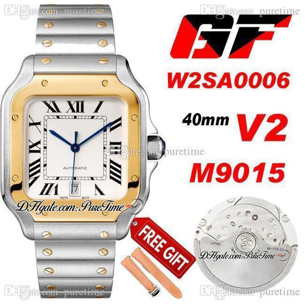 gf v2 large miyota 9015 automatic mens watch two tone yellow gold white dial black roman stainless steel smartlinks bracelet (leather) super, Slivery;brown
gf v2 large miyota 9015 automatic mens watch two tone yellow gold white dial black roman stainless steel smartlinks bracelet (leather) super, Slivery;brown