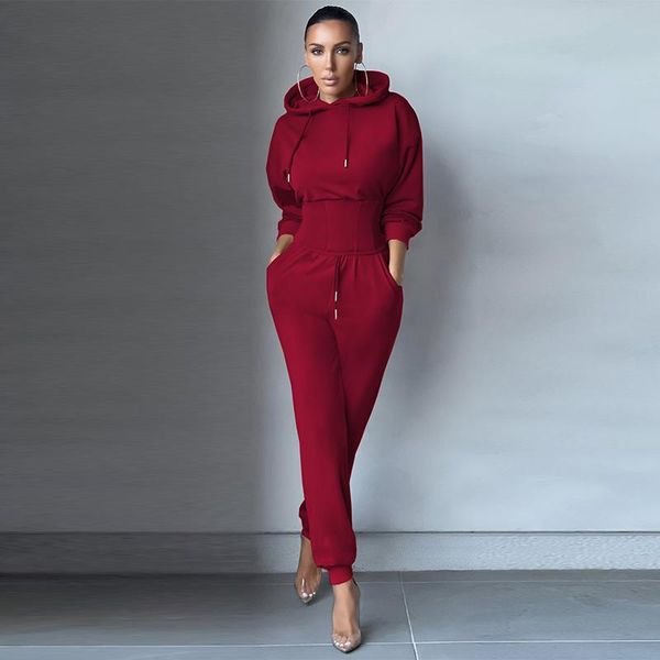 women's two piece pants sense of design solid set women harajuku fall waist shape hooded long sleeve hoodie+drawstring sweatpant casual, White
women's two piece pants sense of design solid set women harajuku fall waist shape hooded long sleeve hoodie+drawstring sweatpant casual, White