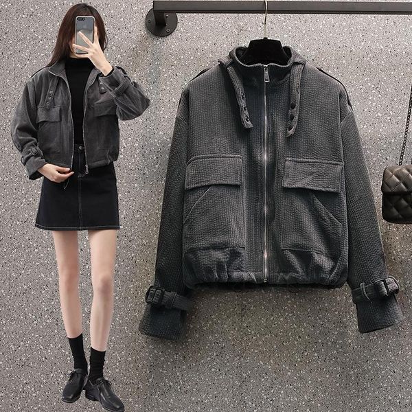 women's jackets ladies cropped biker zipper slim short autumn coat motorcycle punk outerwear casual women streetwear stylish jacket, Black;brown
women's jackets ladies cropped biker zipper slim short autumn coat motorcycle punk outerwear casual women streetwear stylish jacket, Black;brown