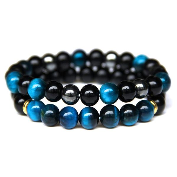 charm bracelets 2pcs/set men bracelet natural stone hematite 8mm round tiger eye beads bijoux homme handmade yoga jewelry gifts, Golden;silver
charm bracelets 2pcs/set men bracelet natural stone hematite 8mm round tiger eye beads bijoux homme handmade yoga jewelry gifts, Golden;silver