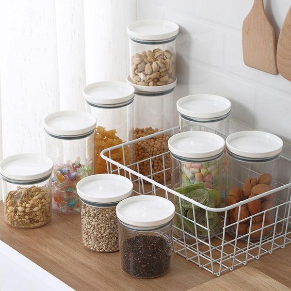 storage bottles & jars kitchen sealed boxes household plastic transparent food organizer grains box container
storage bottles & jars kitchen sealed boxes household plastic transparent food organizer grains box container