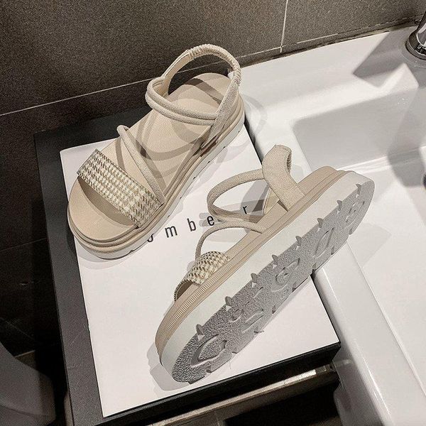 summer sandals casual all-match thick-soled sports sponge cake one word buckle large size female 35-40, Black
summer sandals casual all-match thick-soled sports sponge cake one word buckle large size female 35-40, Black