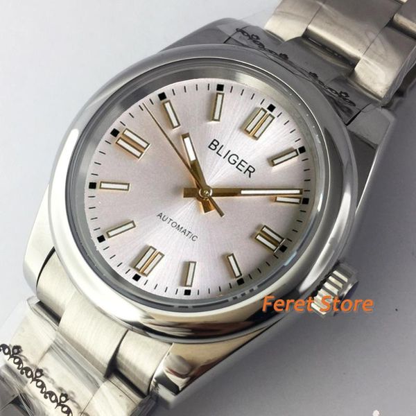 wristwatches bliger 39mm men's watch sapphire crystal white gold dial fix bezel mingzhu 2813 automatic, Slivery;brown
wristwatches bliger 39mm men's watch sapphire crystal white gold dial fix bezel mingzhu 2813 automatic, Slivery;brown
