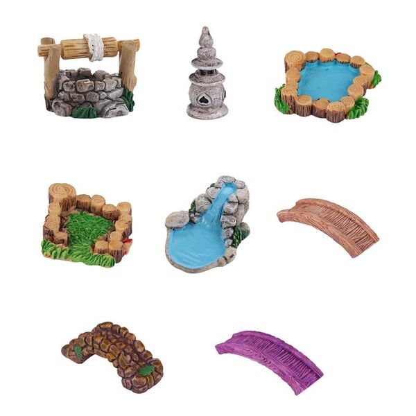 decorative objects & figurines miniature pond bridge kit craft fairy garden gnome moss terrarium gift diy ornament decor
decorative objects & figurines miniature pond bridge kit craft fairy garden gnome moss terrarium gift diy ornament decor